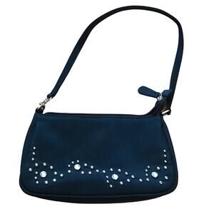 Vintage Black Purse Small Black Clutch Handbag
